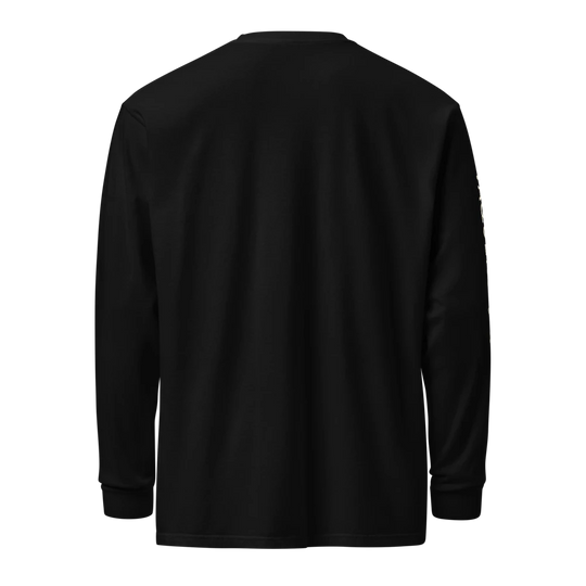 Hat + Logo Sleeve LS Tee Sunrise on Black