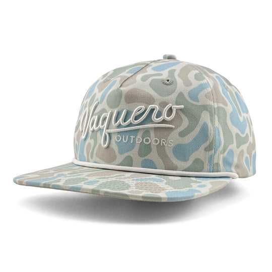 Vaquero Script Grandpa Seafoam Duck Camo