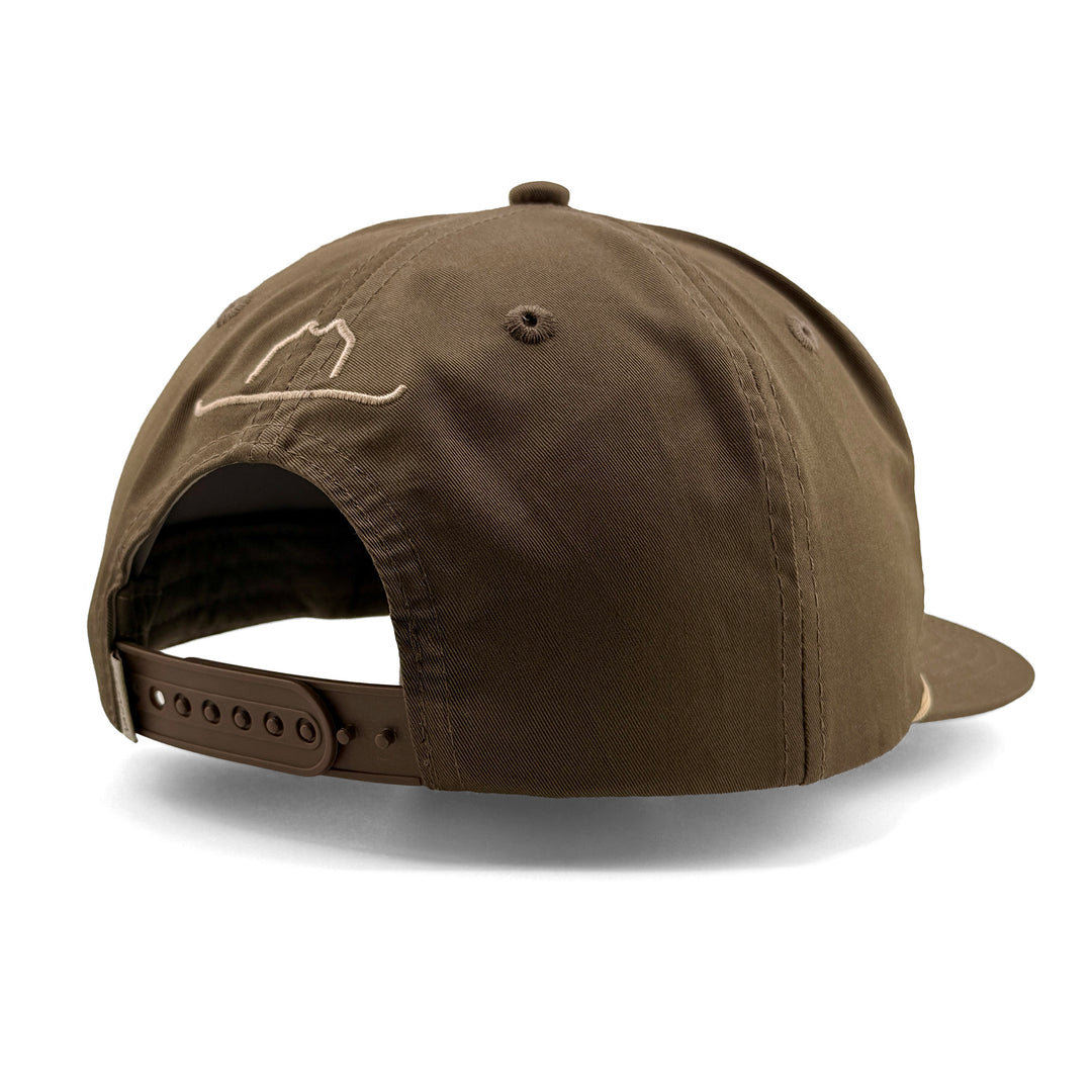 Retro Patch 3 Color Grandpa Mocha