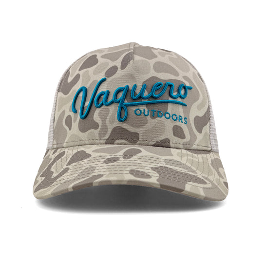 Vaquero Script Trucker Blizzard Duck