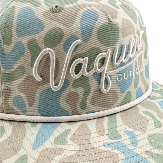Vaquero Script Grandpa Seafoam Duck Camo