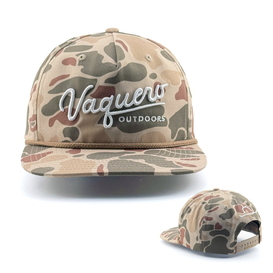 Vaquero Script Grandpa Harvest Duck Camo White