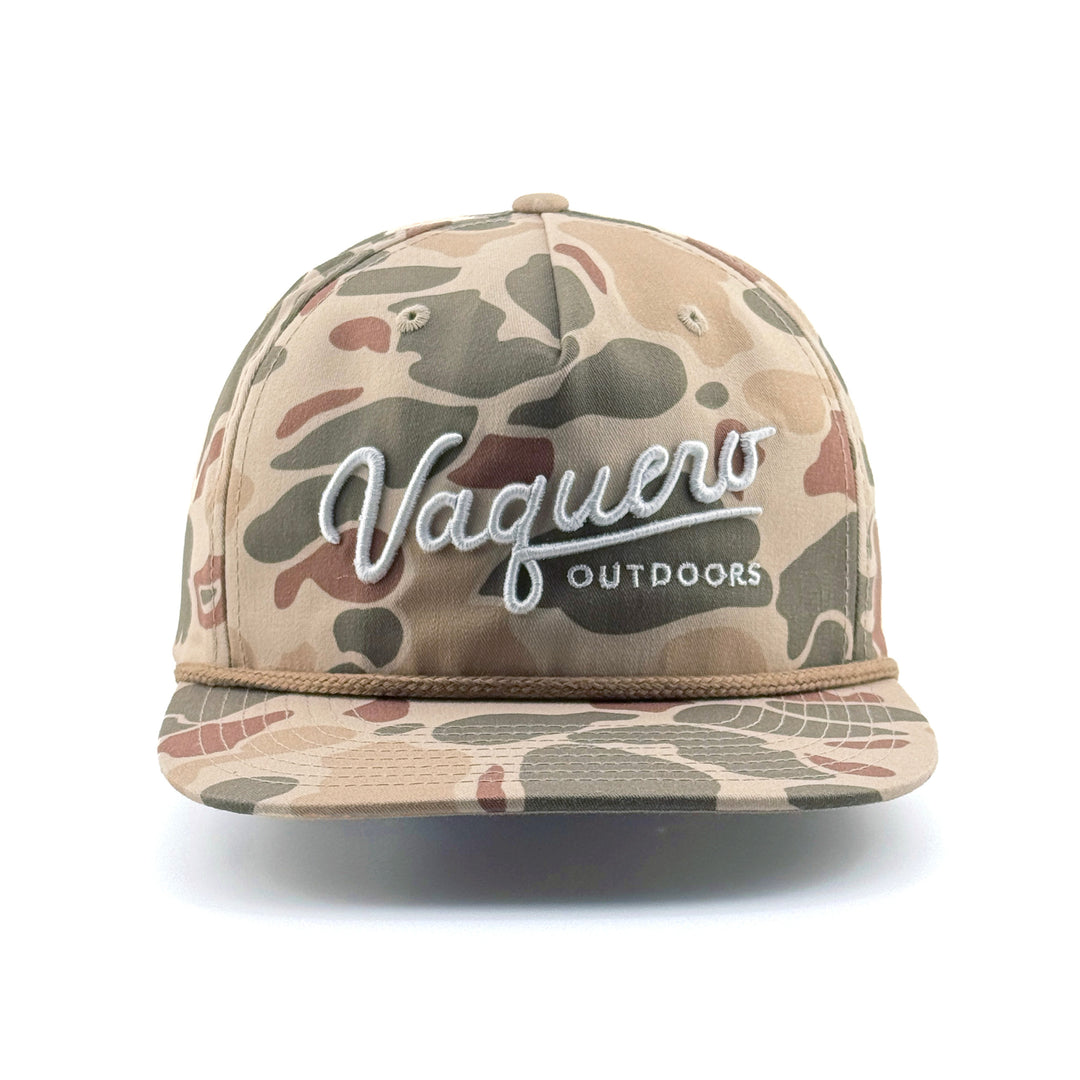 Vaquero Script Grandpa Harvest Duck Camo White