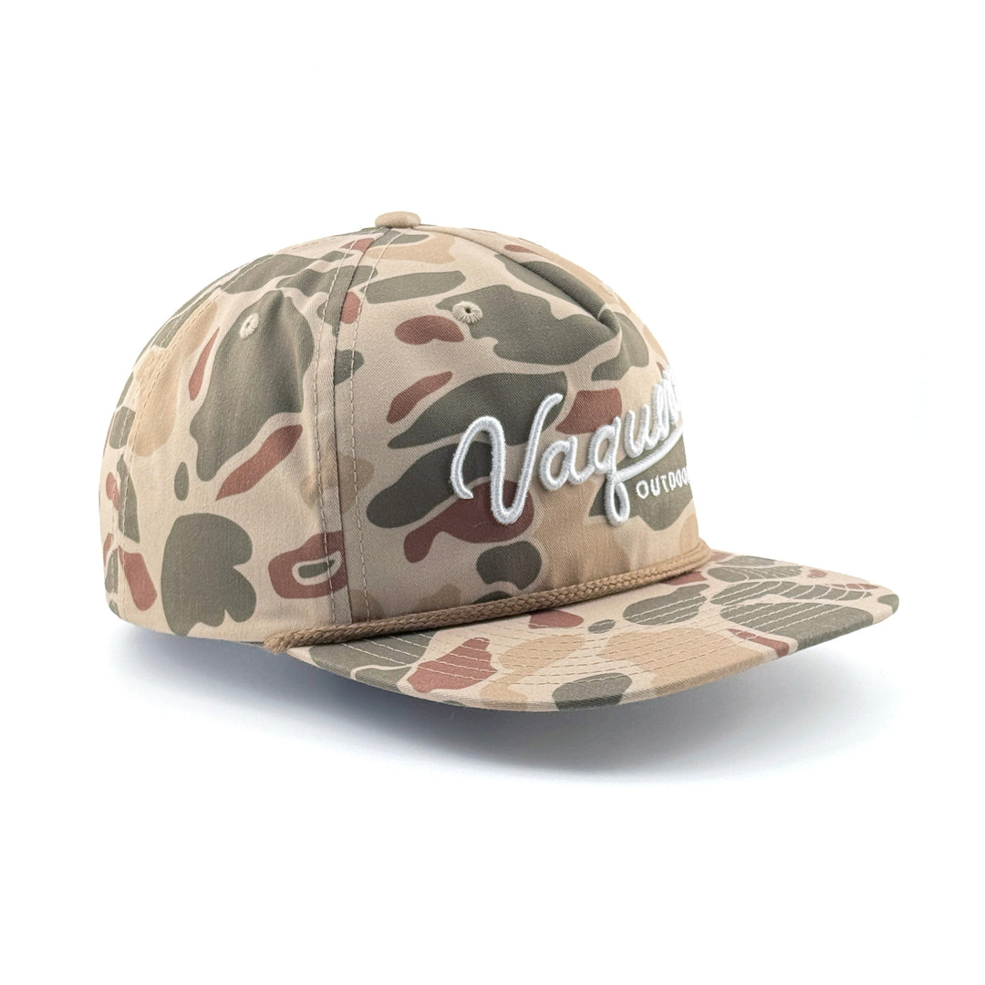 Vaquero Script Grandpa Harvest Duck Camo White