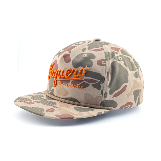 Vaquero Script Grandpa Harvest Duck Camo Orange