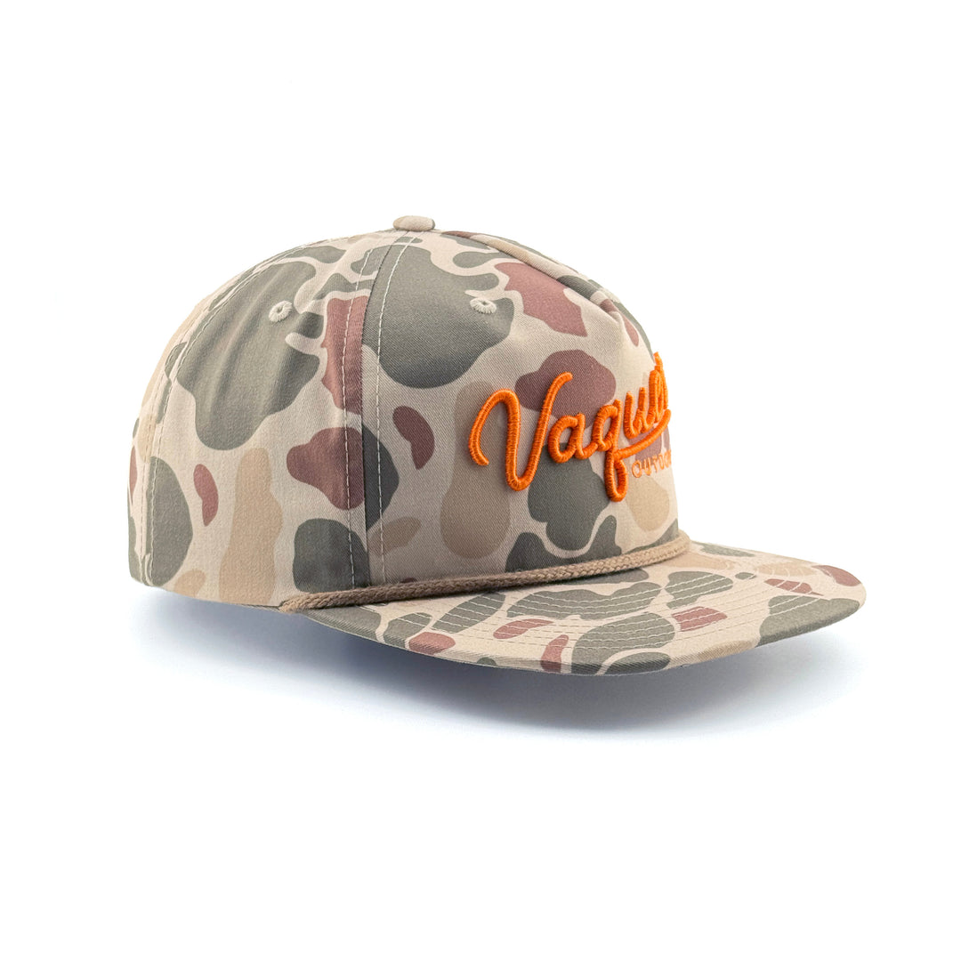 Vaquero Script Grandpa Harvest Duck Camo Orange