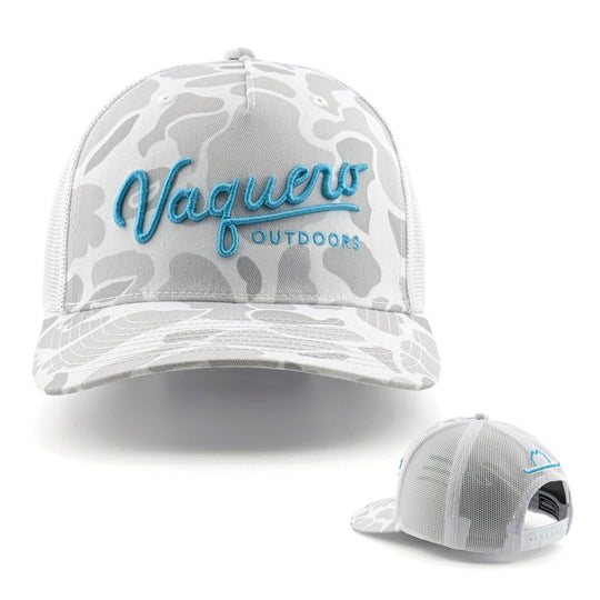 Vaquero Script Trucker Blizzard Duck