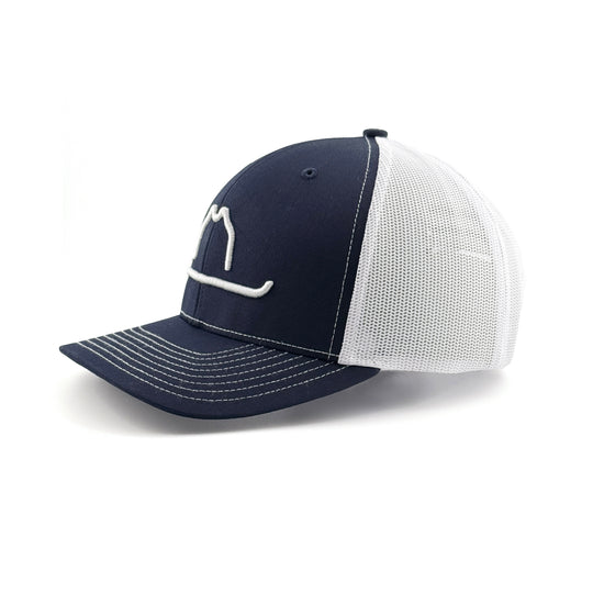 ”HAT” Trucker Navy & White
