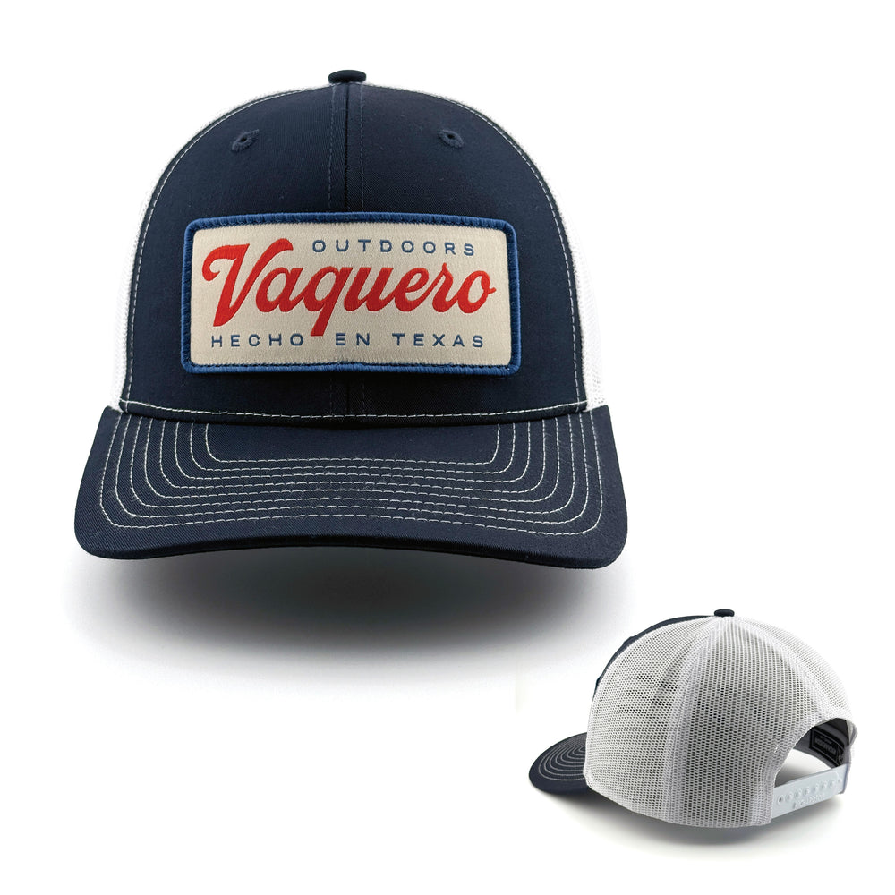 Retro Patch Trucker Navy & White