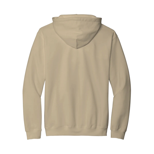 Script Hoodie Espresso on Sand
