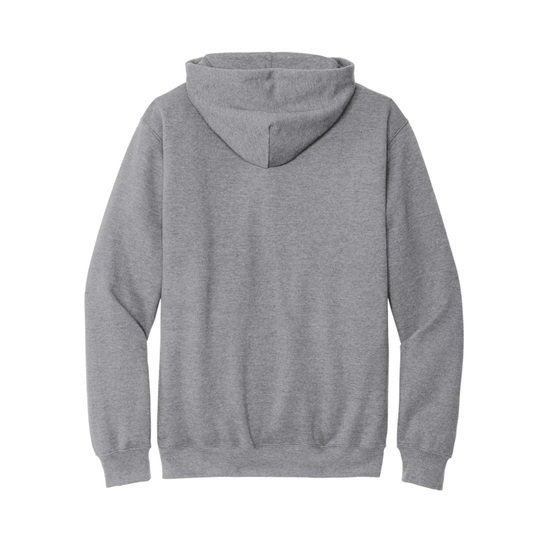 Script Hoodie Espresso on Sport Grey