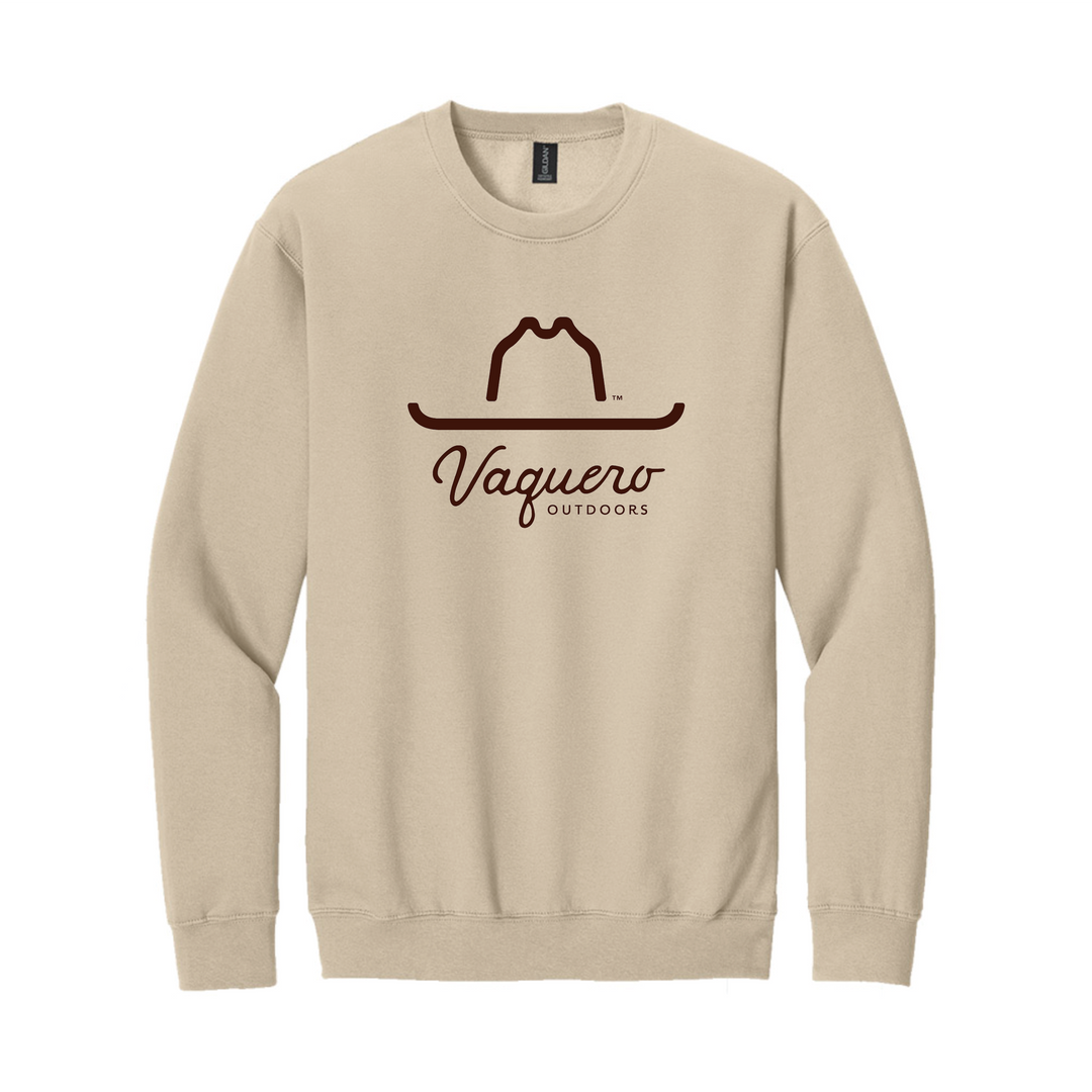Logo Crewneck Espresso on Sand